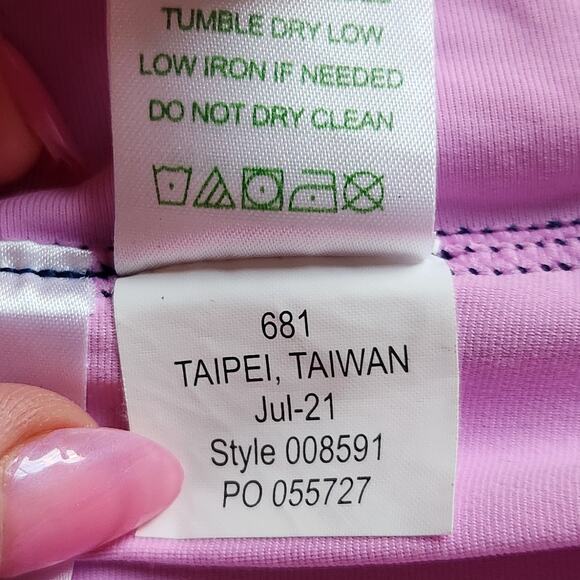 Lilly Pulitzer UPF 50+ Sabbia Skort | Oyster Bay Navy | On The Catwalk Size L - Picture 11 of 11